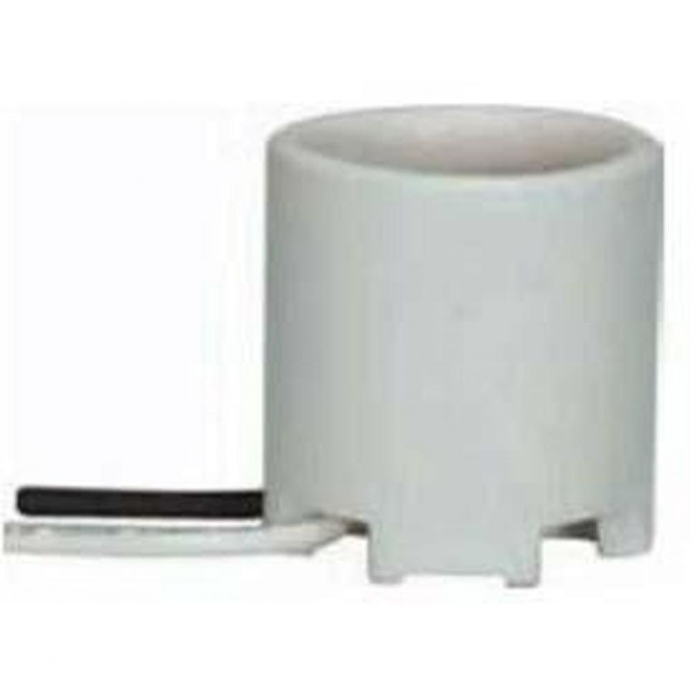 Porcelain Socket 8-1/2'' with CSS Nickel Plated