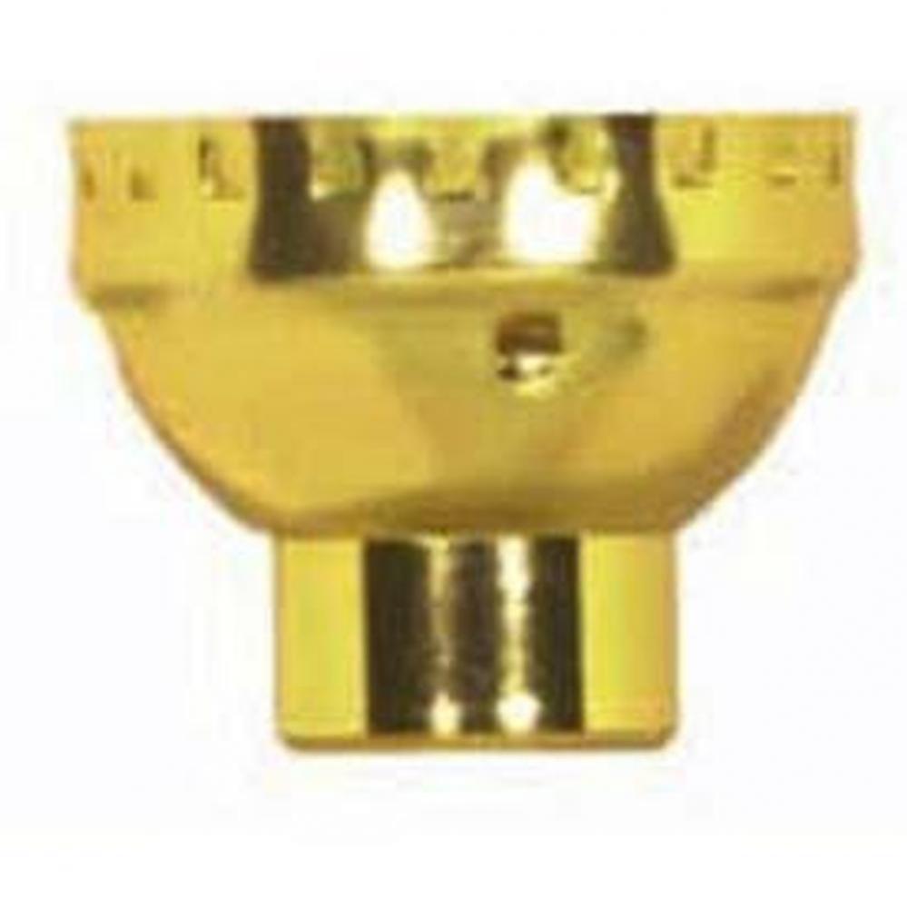 Pol Brass Solid Brass 1/4 IP Cap LSS