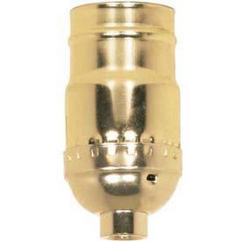 Standard Keyless Brite Gilt Alum Socket