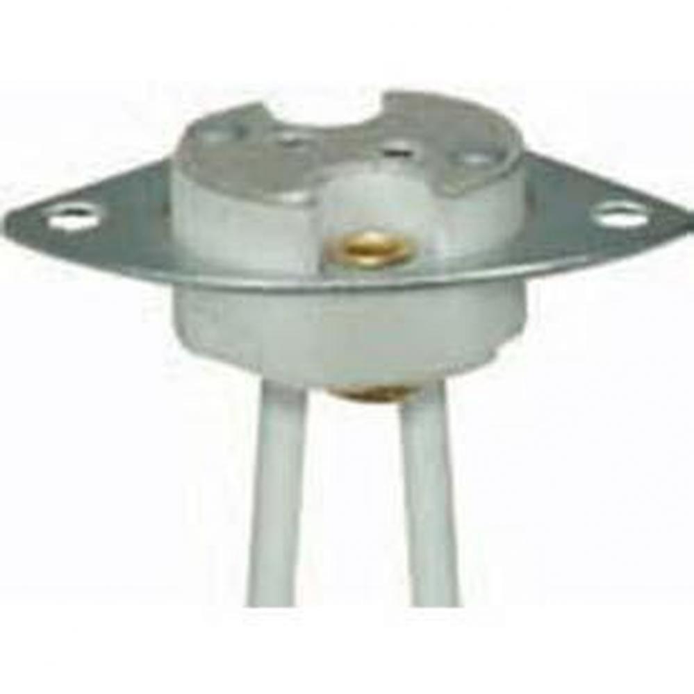 F Hal. Socket with Metal Plated with 12''