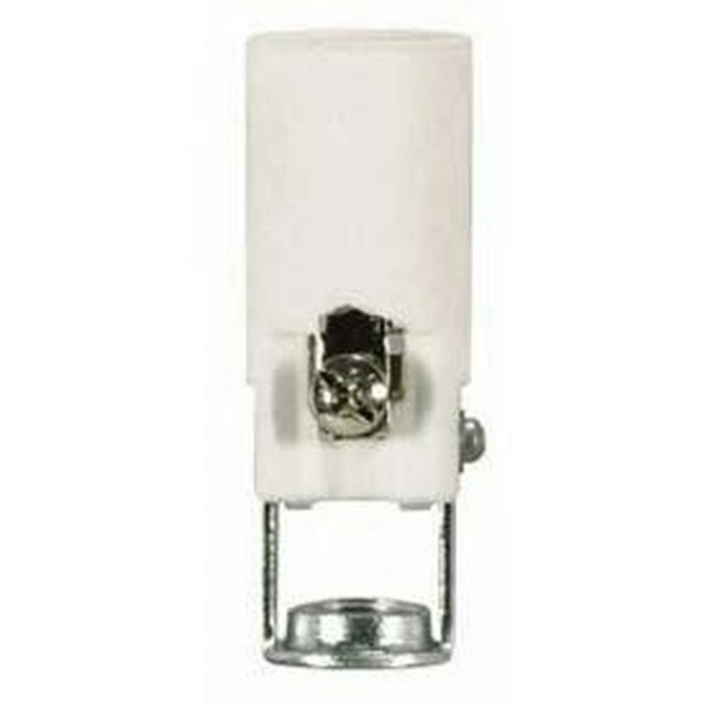 3'' Porcelain Candelabra Socket with Term