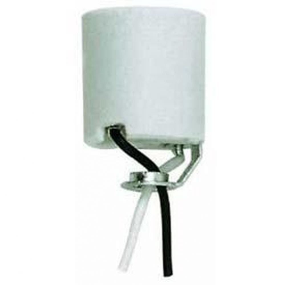 Porcelain Socket with 1/8 IP Hic with 36''125d