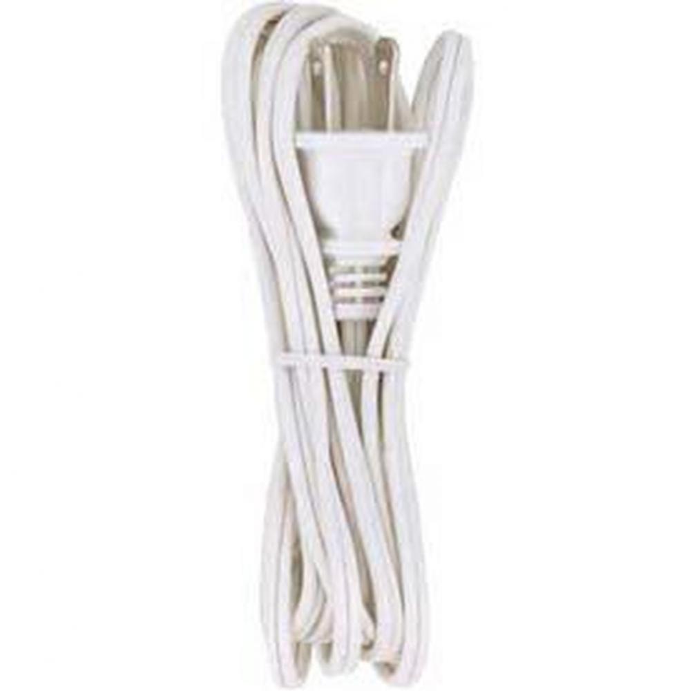 15 ft Clear Silver Cord Set Spt-
