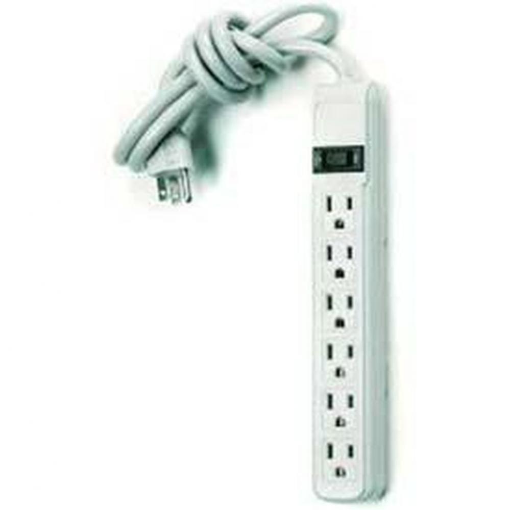 6 Outlet Abs Power Strip