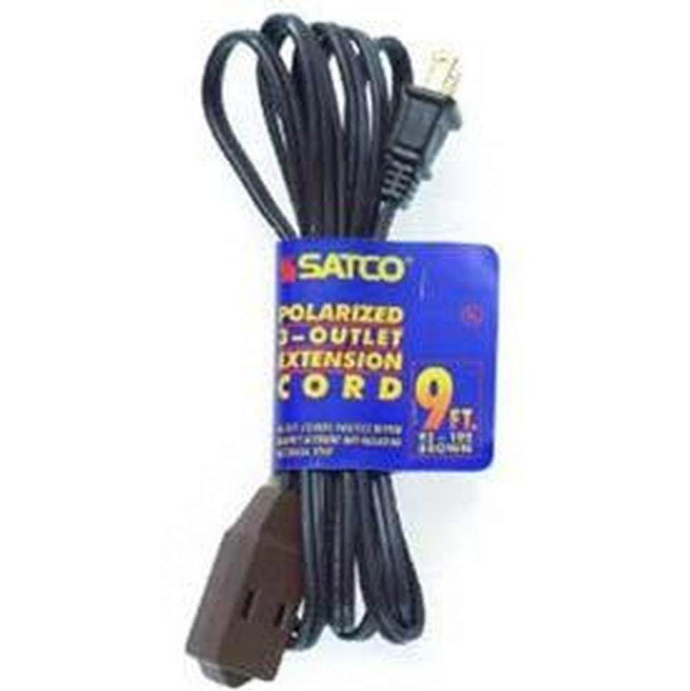 6 ft Brown Extension Cord 16/2