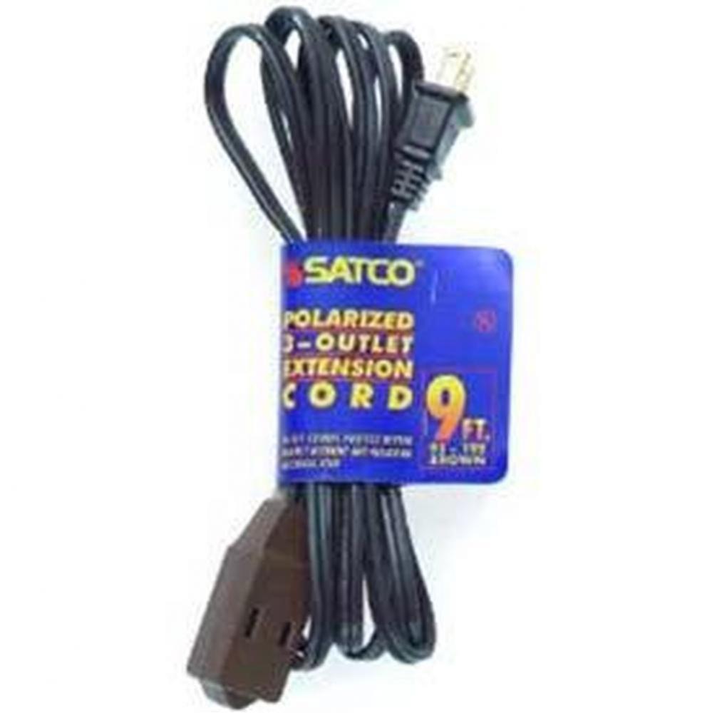 12 ft Brown Extension Cord 16/2