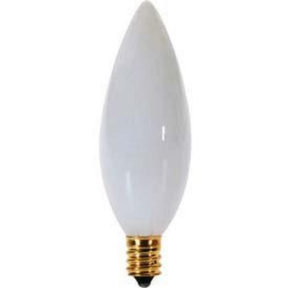 25W TORP CAND WHT 130V