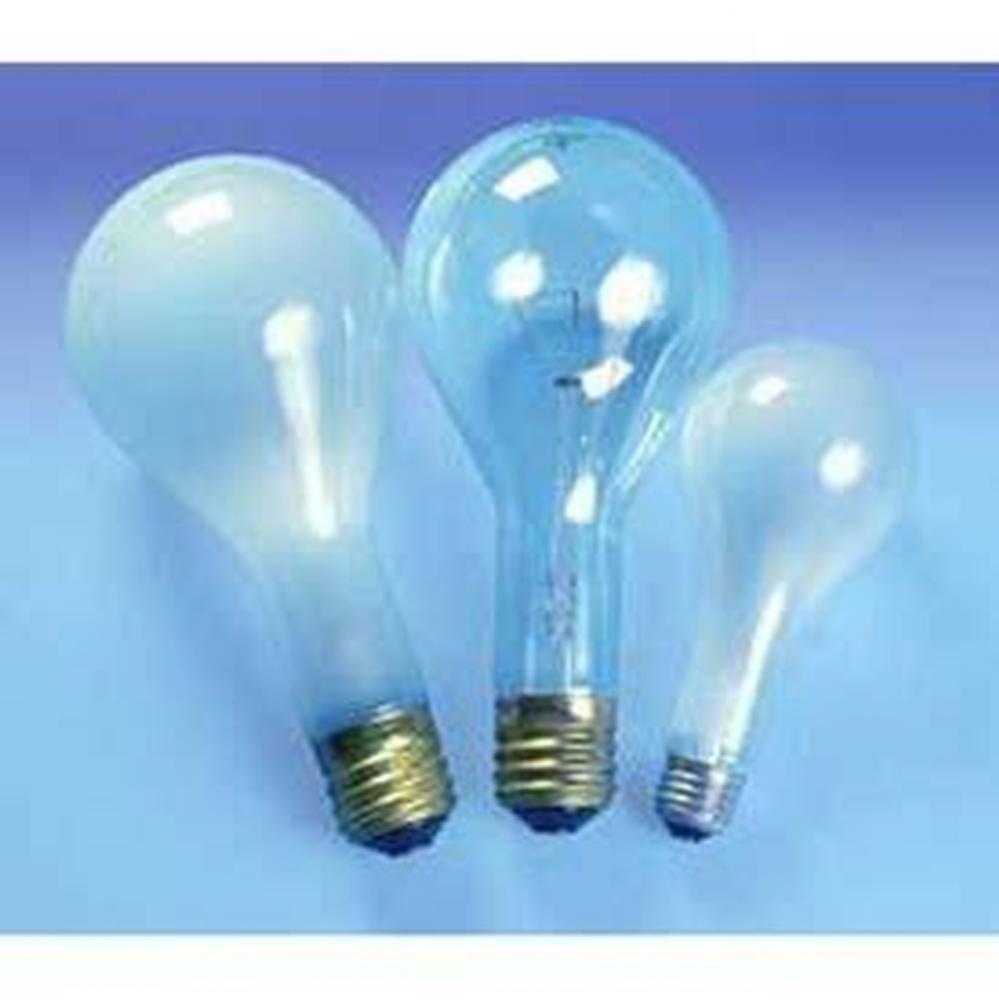 500 watt PS35 Incandescent; Clear; 1000 Average rated hours; 10000 lumens; Mogul base; 130