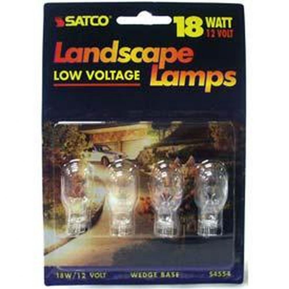 18W 4 PACK LANDSCAPE LAMP
