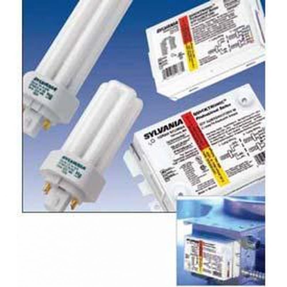 QTP1/2X26CF/UNV/Dual Entry, # of lamps: 1-2, CF26, Compact Fluorescent Programmed Start, < 10%