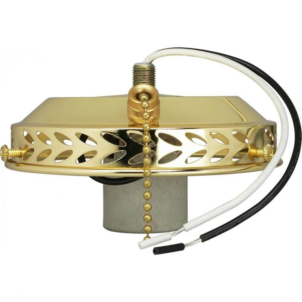 Brass Fin Wired Fan Kit Candel