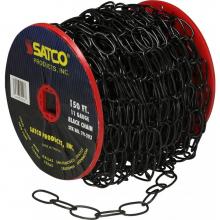 Satco 79-203 - 150 ft Reel Black Finish 11 Ga Chain