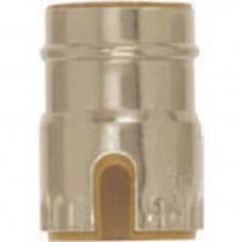 Satco 80-1442 - Polished Brass Solid Brass Metal Shell For