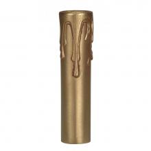 Satco 80-2144 - 4'' French Gold Drip Metal