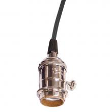 Satco 80-2298 - Polished Nickel Solid Brass On-off Turn Knob