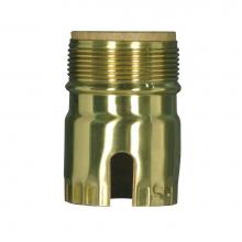 Satco 80-2300 - Polished Brass Solid Brass Shell with Unothread