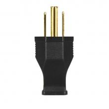 Satco 80/2412 - Black Thermoplastic Hd Plug