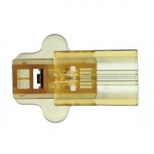 Satco 80/2523 - Clear Gold Female Spt-2 Plug