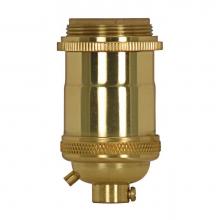 Satco 80-2565 - Pb Cast Brass Keyless Socket With
