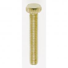 Satco 90-031 - 1''Knurled 8/32 Brass Plated Screw