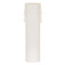 Satco 90-1248 - 3'' Medium White Drip Candle Cover