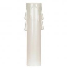Satco 90-1260 - 4'' Candelabra White Drip Cover