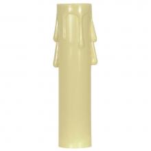 Satco 90-1261 - 4'' Candelabra Ivory Drip Cover