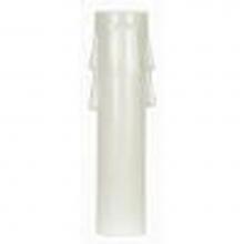 Satco 90-1505 - 2'' Candelabra Cover White/White Drip