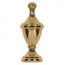 Satco 90-1734 - Pb Finish Large Urn Finial