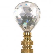 Satco 90-1736 - Pf8413 Ball Cut Crystal Finial