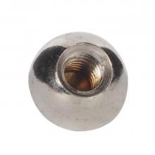 Satco 90-1810 - 3/8'' Brass Ball 8/32 Nickel Plated