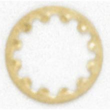 Satco 90-392 - 1/8 Tooth Washer Brass Plated
