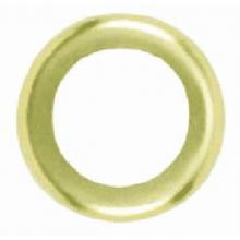 Satco 90-472 - 1/4 x 1'' Check Ring Brass Plated