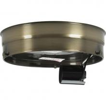 Satco 90-763 - 6'' Wired 1 Light Pan Ant.br.fi