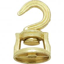 Satco 90-815 - Brass Finish Swivel Hook