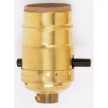 Satco 90-870 - Brass Push Thru Socket