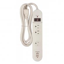 Satco 91-236 - White 3 Outlet Surge Protector