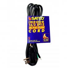 Satco 93-5041 - 6 ft 16/3 Spt-2 Power Supply