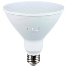 Satco S11592 - 25 Watt PAR38 LED - 3000K/5000K CCT Selectable - High Lumen - Medium Base - White Finish - 120 Vol