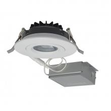 Satco S11618 - 12 W LED Direct Wire Downlight, Gimbaled, 4'', 3000K, 120 V, Dimmable, Round, Remote Dri