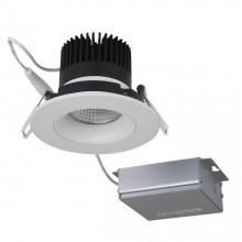 Satco S11624 - 12 W LED Direct Wire Downlight, Gimbaled, 3.5'', 3000K, 120 V, Dimmable, Round, Remote D