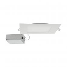 Satco S11831 - 24 W LED Direct Wire Downlight, Edge-lit, 8'', CCT Selectable, 120 V, Dimmable, Square,