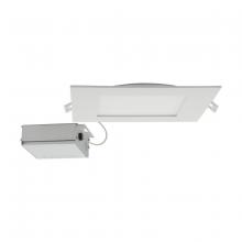 Satco S11831 - 24 W LED Direct Wire Downlight, Edge-lit, 8'', CCT Selectable, 120 V, Dimmable, Square,