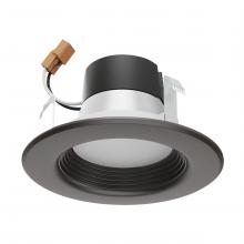 Satco S11834 - 7 W LED Downlight Retrofit, 4'', CCT Selectable, 120 V, Dimmable, Bronze Finish