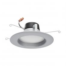 Satco S11836 - 9 W LED Downlight Retrofit, 5-6'', CCT Selectable, 120 V, Dimmable, Brushed Nickel Finis