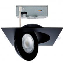 Satco S11863 - 15WLED/GBL/6/CCT/SQ/BLK