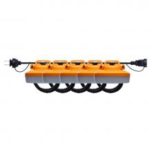 Satco S13168 - 60 Watt LED High-Lumen Industrial/Commercial String Light; 5 Interconnected Lamps; 5000K; 50 Foot