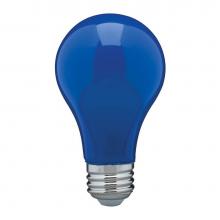 Satco S14985 - 8A19/BLUE/LED/E26/120V