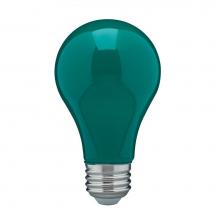 Satco S14986 - 8A19/GREEN/LED/E26/120V