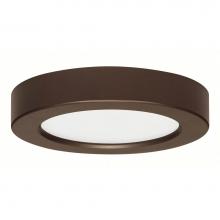 Satco S21500 - 10.5 W 5.5'' Flush Mount LED Fixture, 3000K, Round Shape, Bronze Finish, 120 V